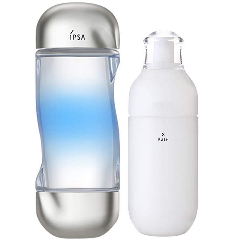 茵芙莎(IPSA)流金岁月凝润美肤水200ml（蓝彩）+茵芙莎自律循环美肌液175ml R3