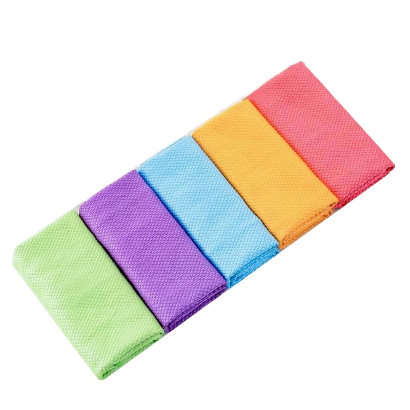 大号厨房抹布鱼鳞布超细纤维不掉毛超吸水无痕抹布擦玻璃布擦车巾|厚款散装5片40*50