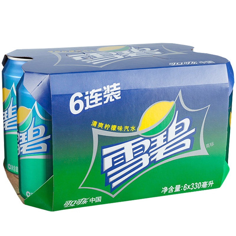 雪碧清爽柠檬汽水330mL*6