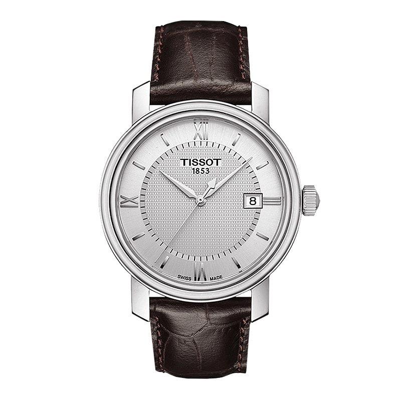 Tissot天梭港湾系列皮带男士石英表T097.410.16.038.00