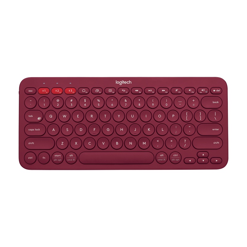 罗技(Logitech)K380蓝牙键盘 红色×4个装-B2B