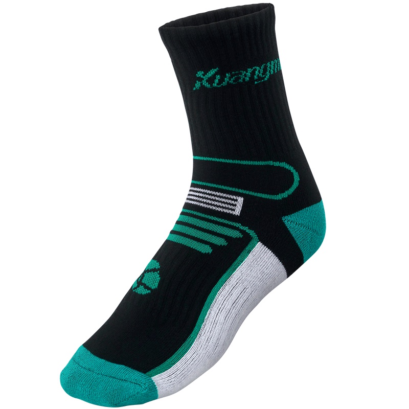 狂迷儿童篮球袜运动袜专业中筒黑色男女缓震透气防滑加厚袜子