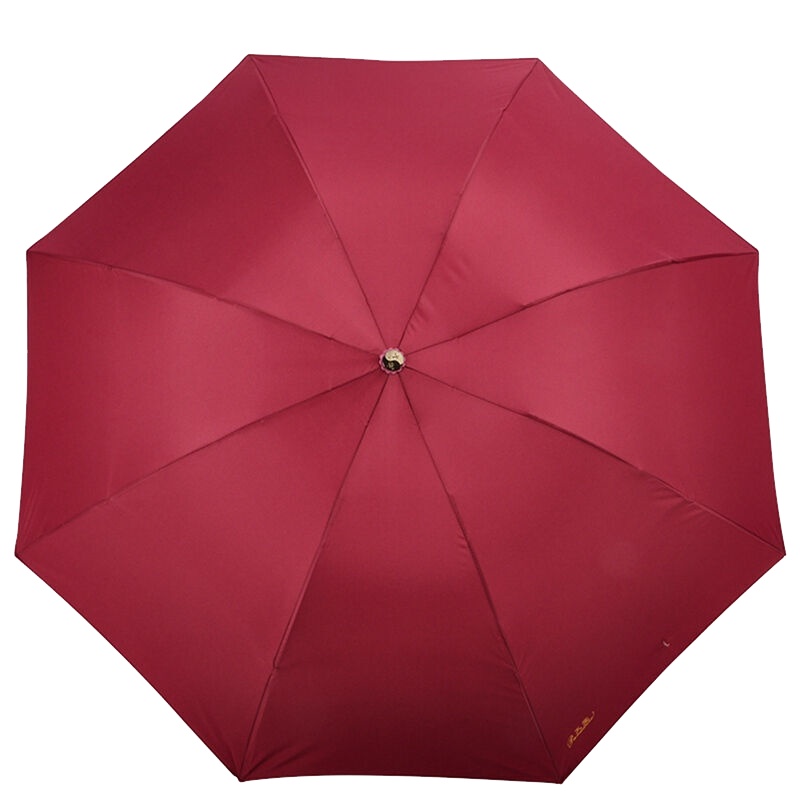 天堂伞 13057E碰 长柄伞 男女双人户外商务晴雨伞直杆伞(酒红色) (单位:件)
