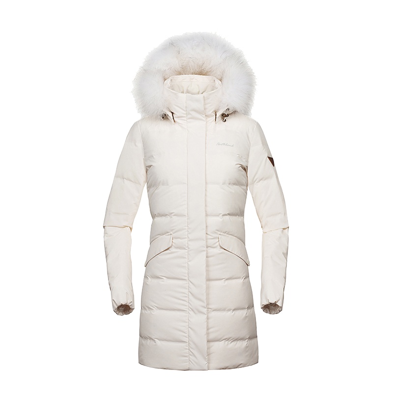 诺诗兰(NORTHLAND)户外羽绒衣户外秋冬女式运动休闲中长款白鹅绒轻量保暖防风徒步旅游羽绒服GD062608