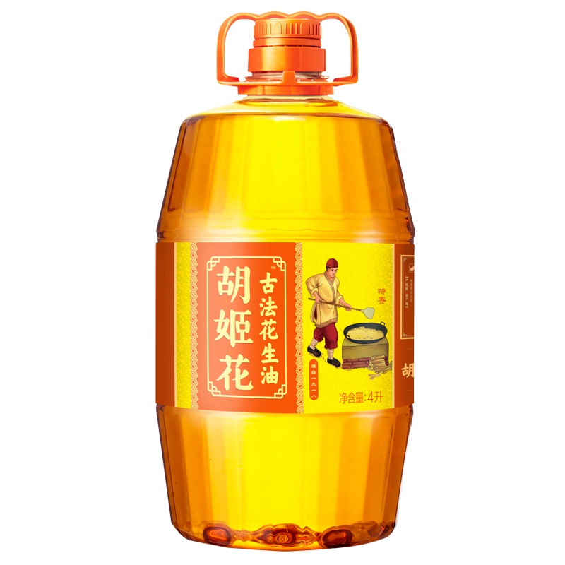 胡姬花 古法花生油4L