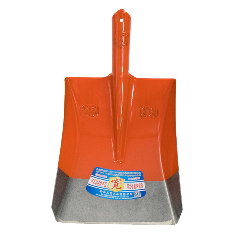宽牌 BY-001 农用铁锹 军用铁锹(大号方锹含柄+3双手套)锰钢锹钢铲 除雪铲 园艺园林工具木柄钢锹