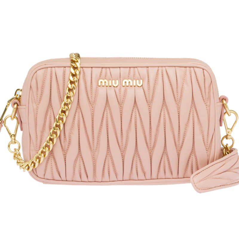 【预定】MIU MIU/缪缪 皮革单肩包 5BH118 OOO