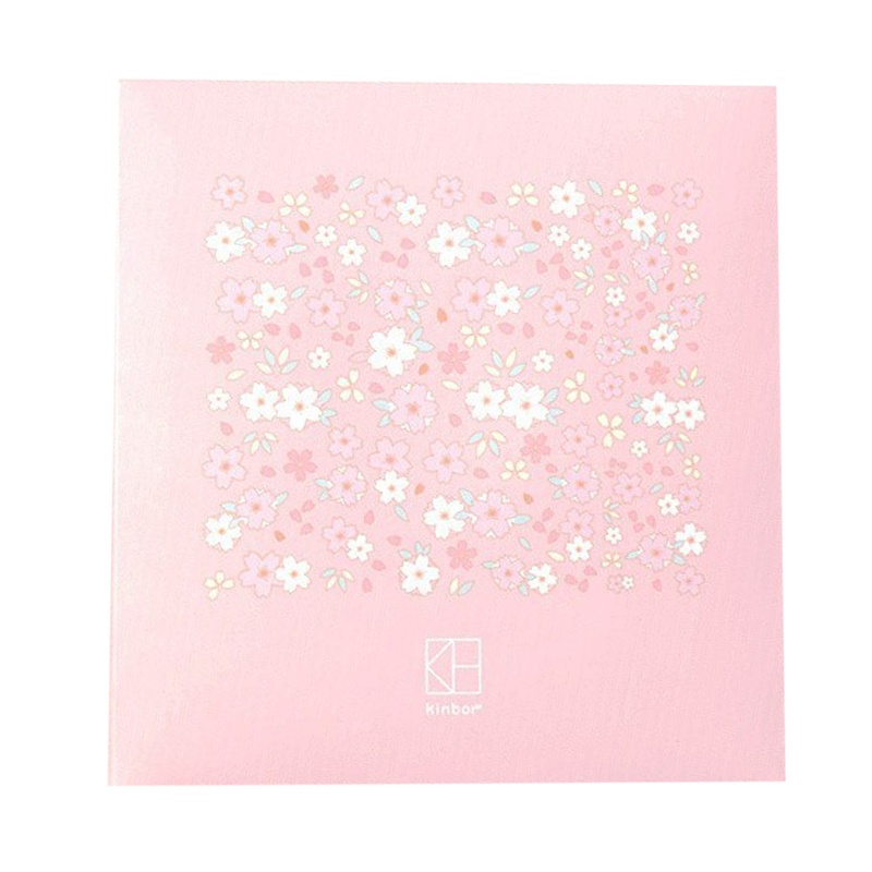 kinbor文具套装DTB6542学生礼盒迪士尼商务手帐本周计划记事本+刺绣贴+印章+和纸胶带+便签本樱花系列办公