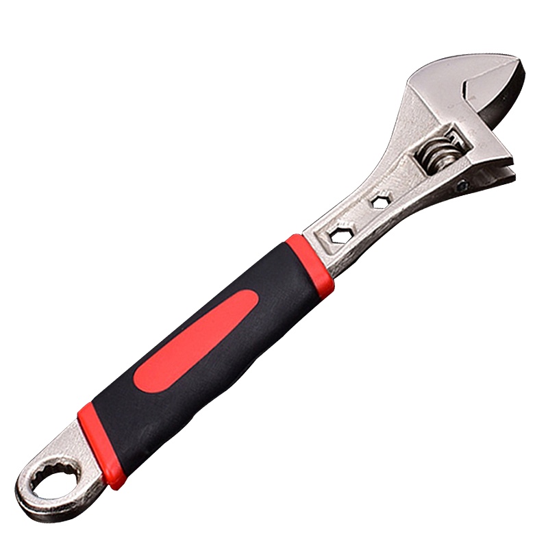 海斯迪克 gnjz-13 扳手多用活络活口扳手大开口板子塑柄多功能活扳手 胶柄活口扳手 12寸