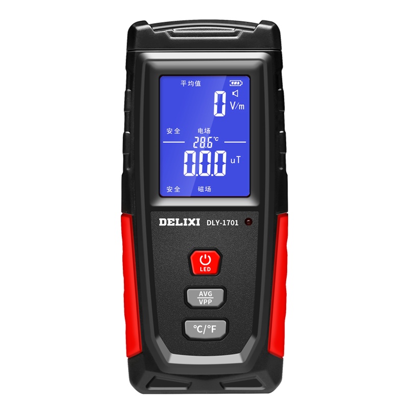 德力西便携式电磁辐射检测仪家用孕妇电磁场高精度彩屏充电测仪器