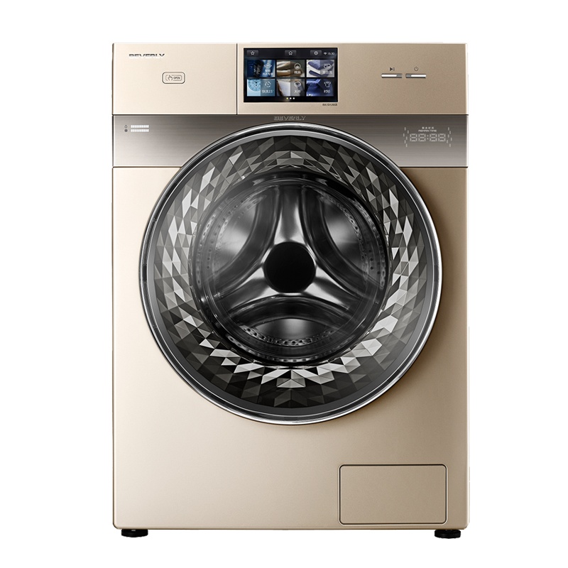 小天鹅(Little Swan)BVL1D120G6 比佛利12公斤滚筒洗衣机 干衣机 洗干一体机 全自动 高端金色