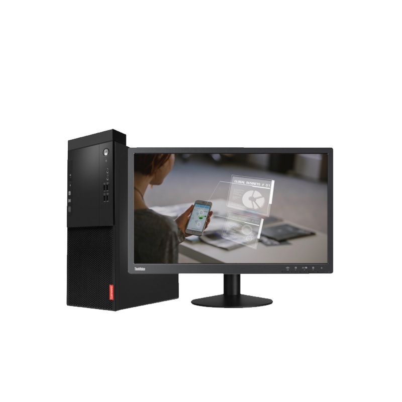 联想(Lenovo)启天M425 商用台式电脑 19.5寸显示器(I5-8500 8G 512G SSD DVDRW)