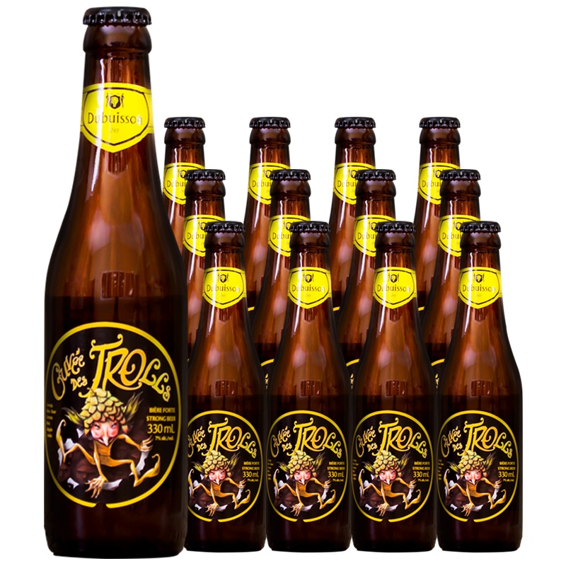 行货正品山树精窖藏啤酒 比利时原装进口精酿啤酒330ml*12瓶装