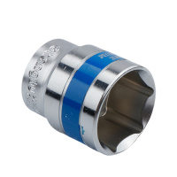 长鹿1/2寸12.5mm大飞蓝带套筒头子六角 内六角套筒大飞6角套筒头27mm