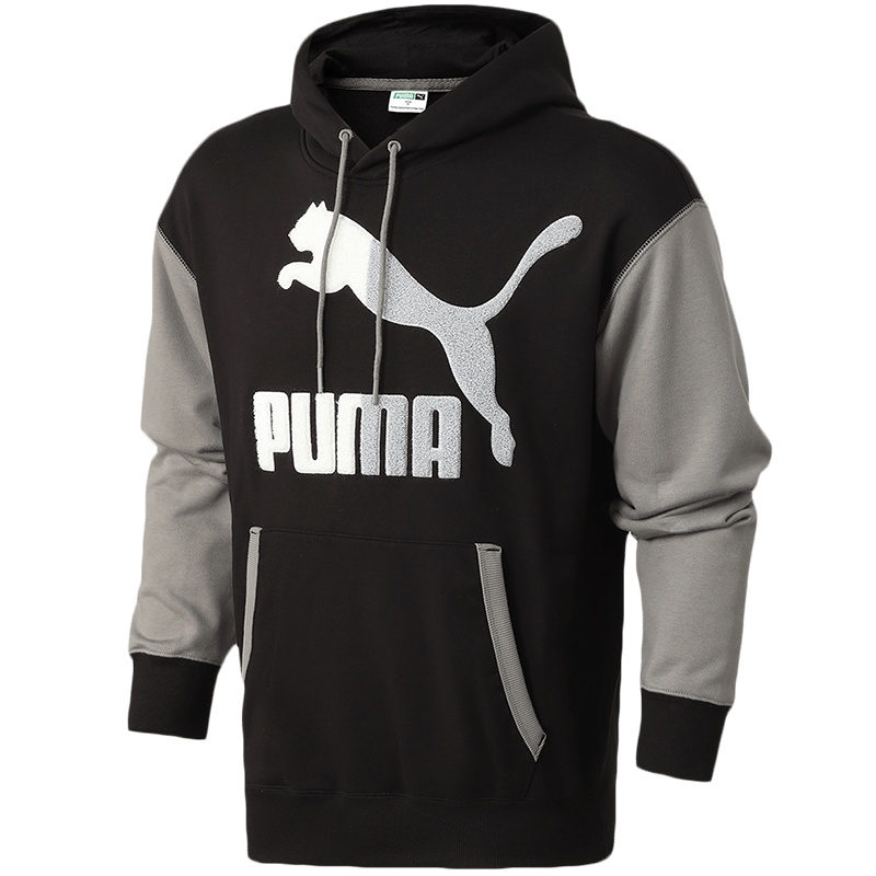 PUMA彪马男装运动服休闲针织连帽卫衣530709