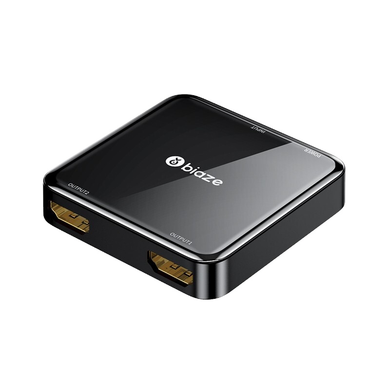 毕亚兹ZH112 HDMI分配器一分二