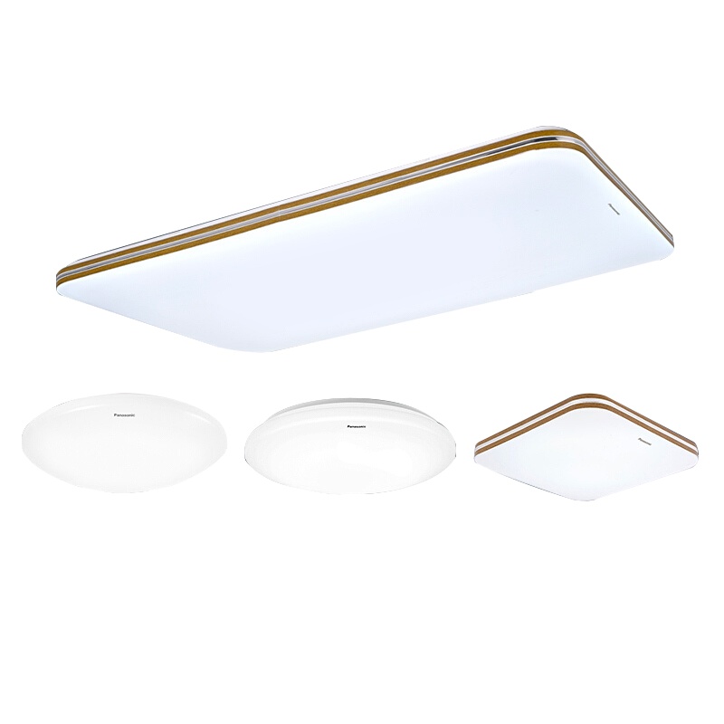 松下(Panasonic)灯具led方形客厅吸顶灯遥控调光调色可选卧室餐厅灯饰灯具 遥控调光调色