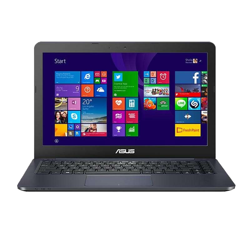 华硕(ASUS)E402 四核14英寸办公学习影音学生本轻薄本笔记本电脑 手提电脑 E2-6110 4G 500G 墨蓝 官方标配