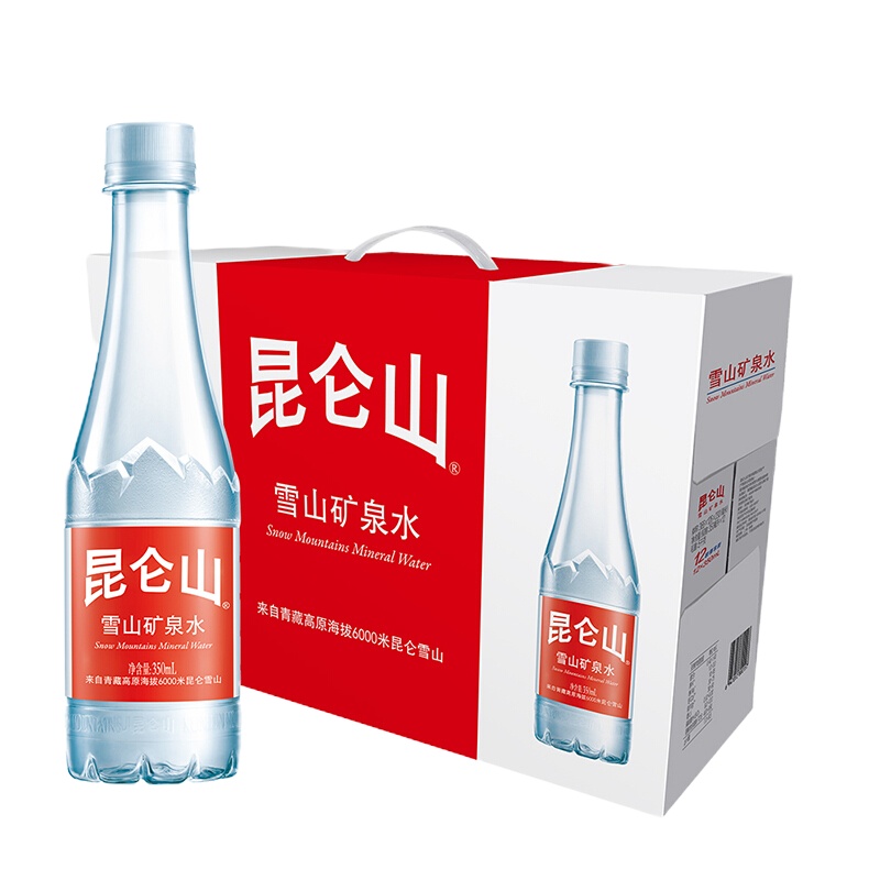 昆仑山-饮用天然矿泉水350ml*12