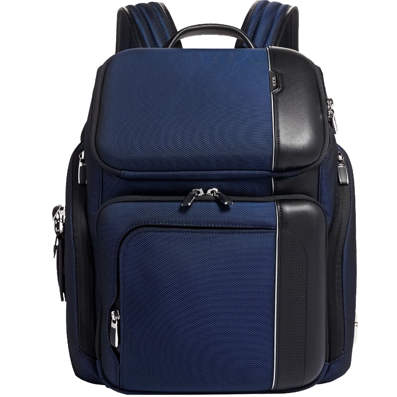 TUMI途明 ARRIVE'系列 时尚色彩拼接设计男士双肩背包 025503013NVY3-蓝色