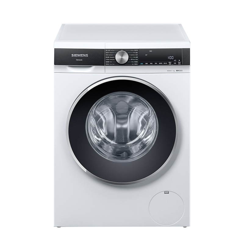 西门子WB45UM000W 10公斤高温煮洗除菌 变频 随心控时 滚筒洗衣机