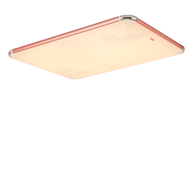 FSL佛山照明 LED吸顶灯简约现代轻奢客厅主卧室长方形30平方亚克力大气北欧灯