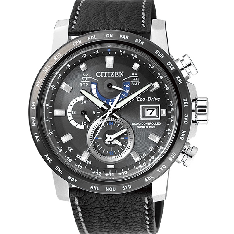 西铁城(CITIZEN)空中之鹰运动时尚男表AT9071-07E