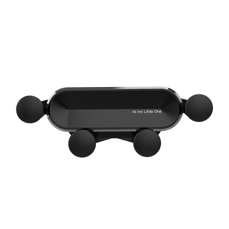 COY车载手机支架汽车导航支架出风口卡扣式重力通用支架华为小米苹果 little one重力隐形伸缩车载支架(太空灰)