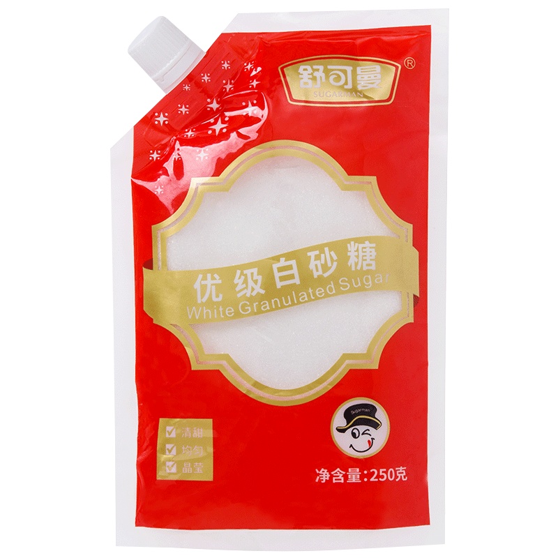 舒可曼白砂糖250g 细糖 细砂糖 白砂糖 家庭用糖烘焙原料