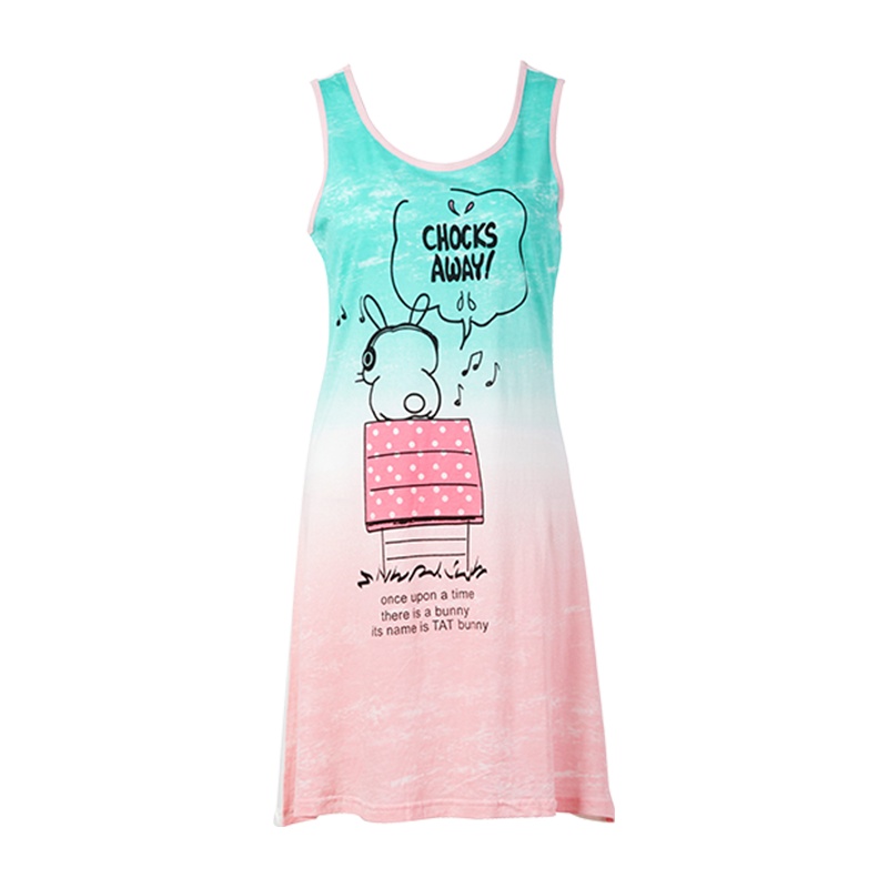 都市丽人舒适动感薄款单件裙女士睡裙睡衣家居BH6606