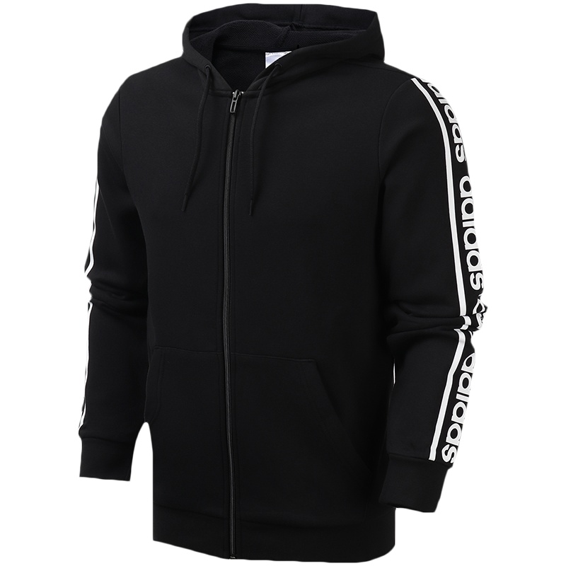 【自营】阿迪达斯男服夹克外套连帽开衫串标休闲运动服EI5615