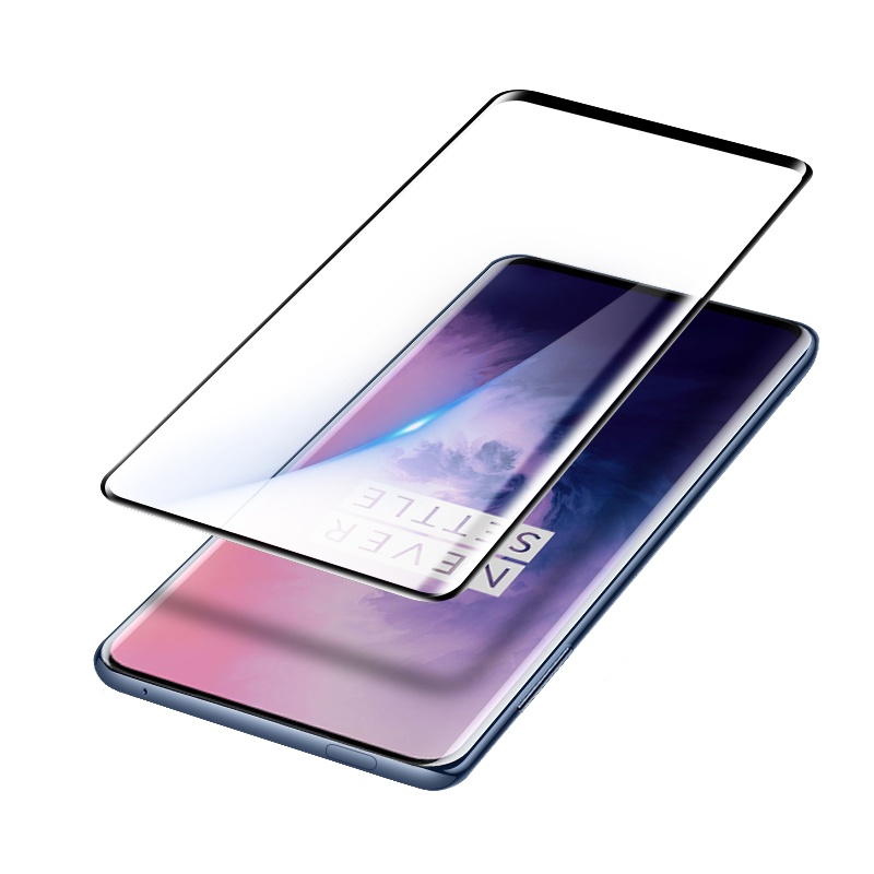 轻万适用一加1+7pro钢化膜全屏曲面高清透明防摔贴膜oneplus手机保护膜全玻璃