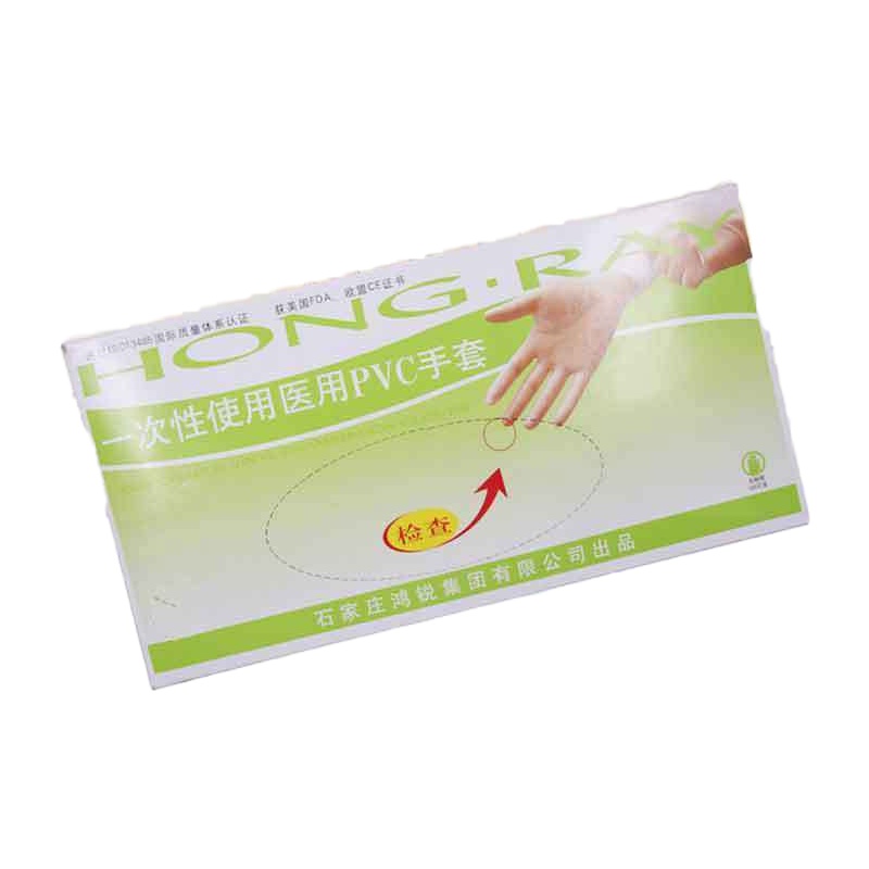 英科 一次性PVC手套 M码 100只/盒 (非医用)