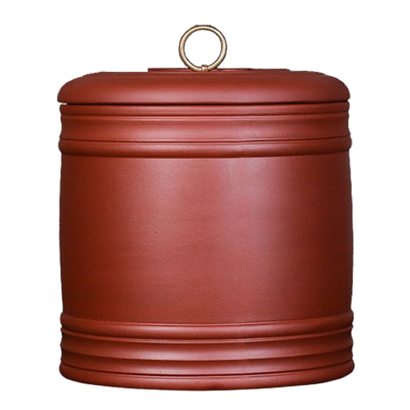 封后紫砂茶叶罐七子饼宜兴普洱储茶存茶大号码密封茶盒缸茶具家用茶缸 FENGHOU