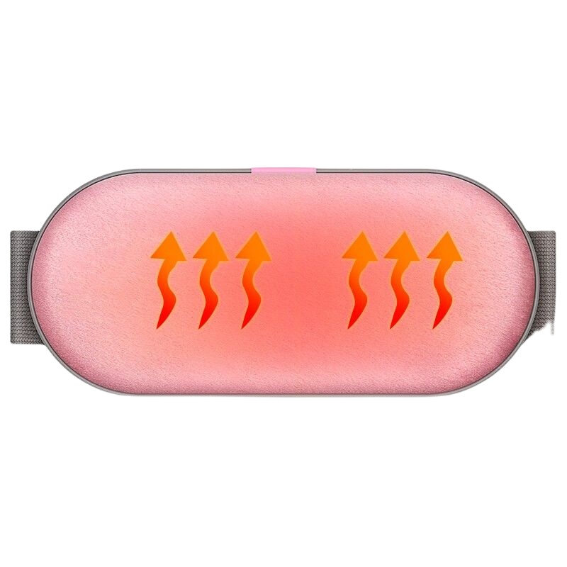 皇威H-636A电加热护腰带按摩器材暖宫腰带保暖宫宝 大姨妈肚子疼远红外宫寒腰封带月痛经 暖宫护腰带 加暖升级版 粉色