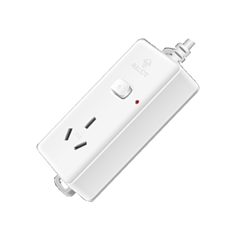 bull公牛空调16A安电源插座转换器大功率4000w/1.8/3/5米接线板插排插线板 104D1.8米