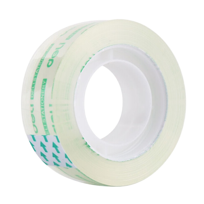得力 30065 18mm*30y*38um 透明胶带粘性胶 8卷/筒 办公用品