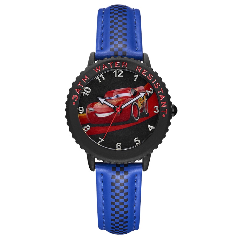 迪士尼( Disney)儿童手表男学生防水卡通夜光炫酷闪电麦昆汽车同款可爱男童手表MK-14110L