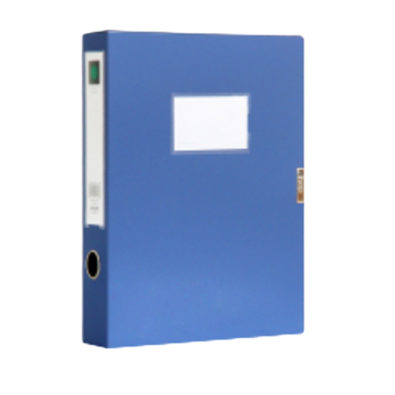 得力档案盒塑料加厚55mm文件盒 厚度5.5CM