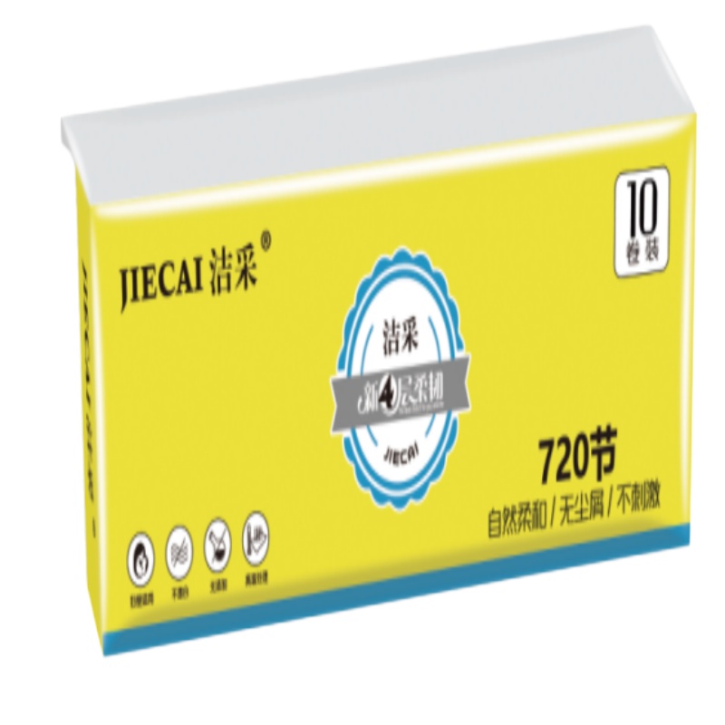 洁柔(C&S) JC-2316洁采条包720节(白色和本色) 10卷/提