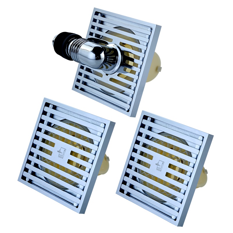 潜水艇（Submarine）TK211大排量铜质防臭地漏套餐