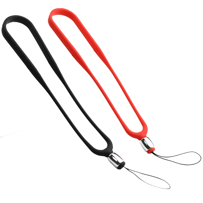 ESCASE手机挂绳 手机链挂脖/胸牌手机挂饰挂手腕绳钱包钥匙扣男女通用款两只装红+粉 ES-XS2