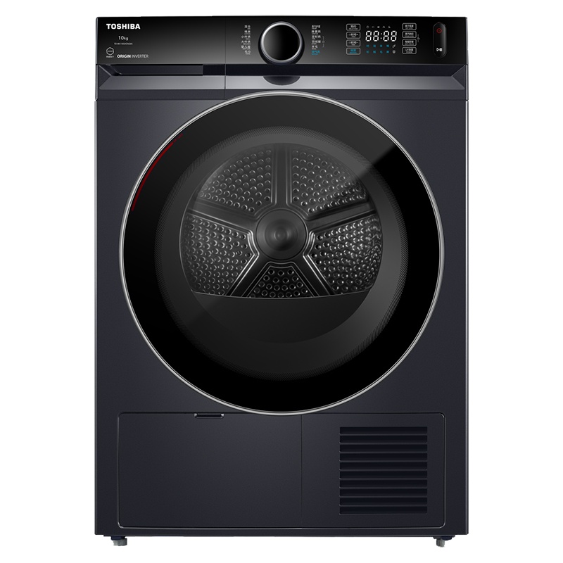 东芝T系10公斤干衣机适温柔烘免熨快穿 UMS微蒸汽熨衣 UV紫外线杀菌 TD-BK110GHCN(GK)