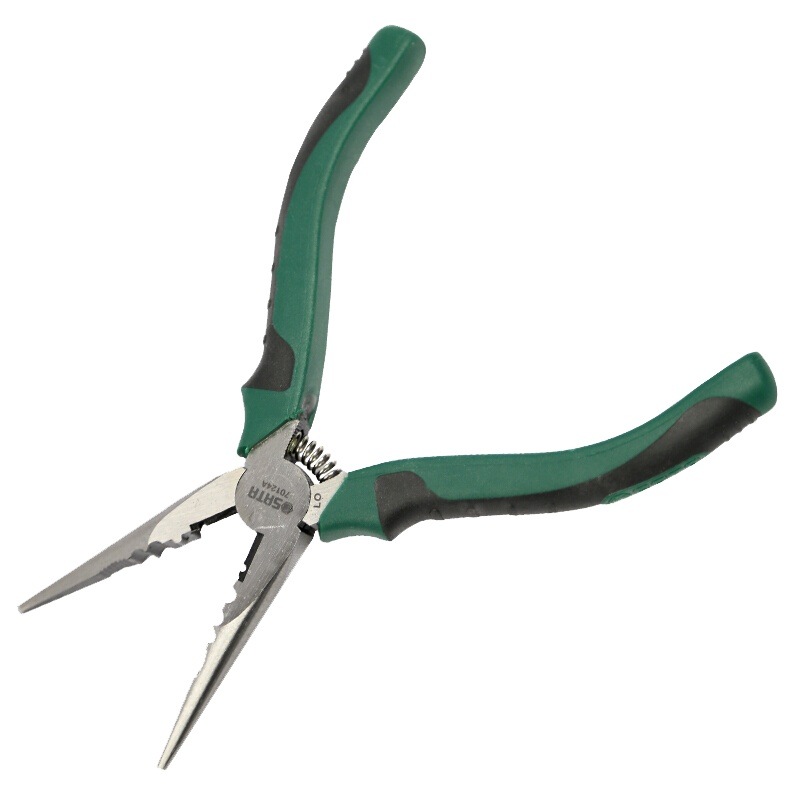 高碳钢精工锻造迷你有牙尖嘴钳 电子尖口钳 尖头钳 小钳子 5英寸