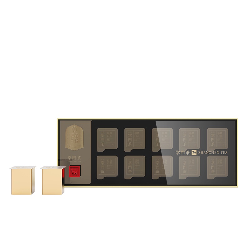 八马掌门茶 白毫银针福鼎白茶 10罐礼盒装40g