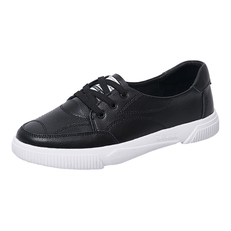 卡帝乐鳄鱼 CARTELO 单鞋女百搭豆豆鞋浅口舒适软底学生百搭平底奶奶鞋女