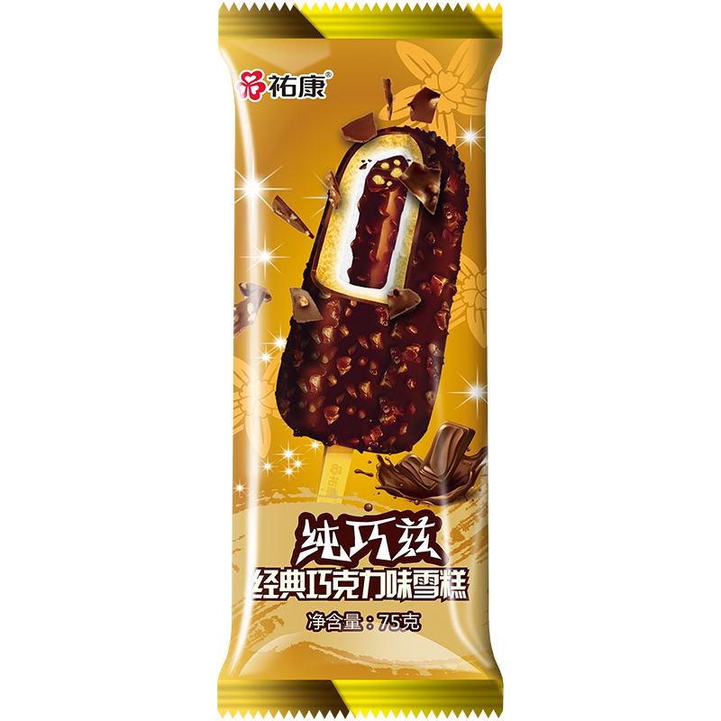 祐康纯巧兹(巧克力)雪糕75g*30支