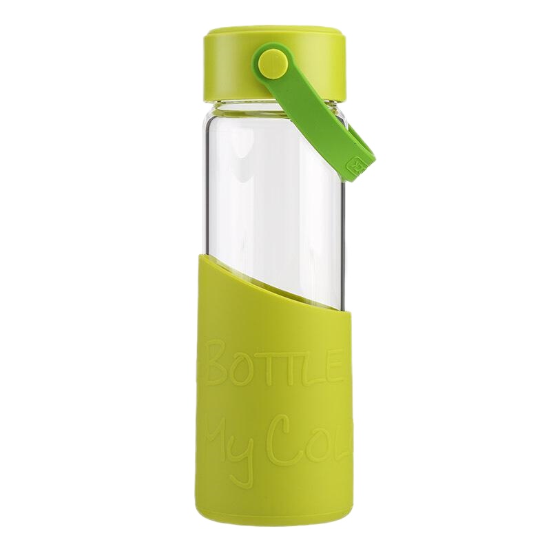 乐扣乐扣 LLG679 玻璃杯茶杯 运动水杯旋律塑玻杯 500ml(一个装)可定制