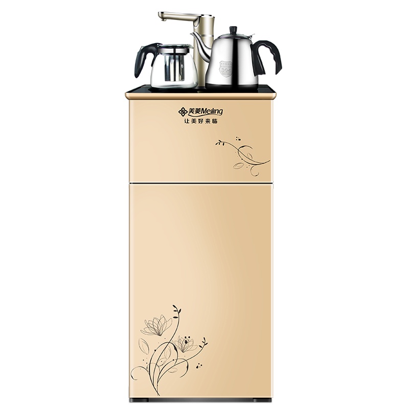 美菱(MELING) 茶吧机 MY-C11 家用智能茶吧机 双层立式柜式温热型 全自动上水下置式饮水机