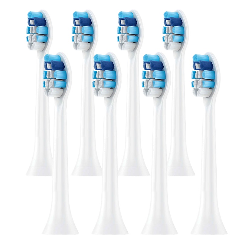 适配飞利浦电动牙刷头替换HX6730HX6511HX3216HX3226电动牙刷头 柔软刷毛牙龈呵护型[4只装]